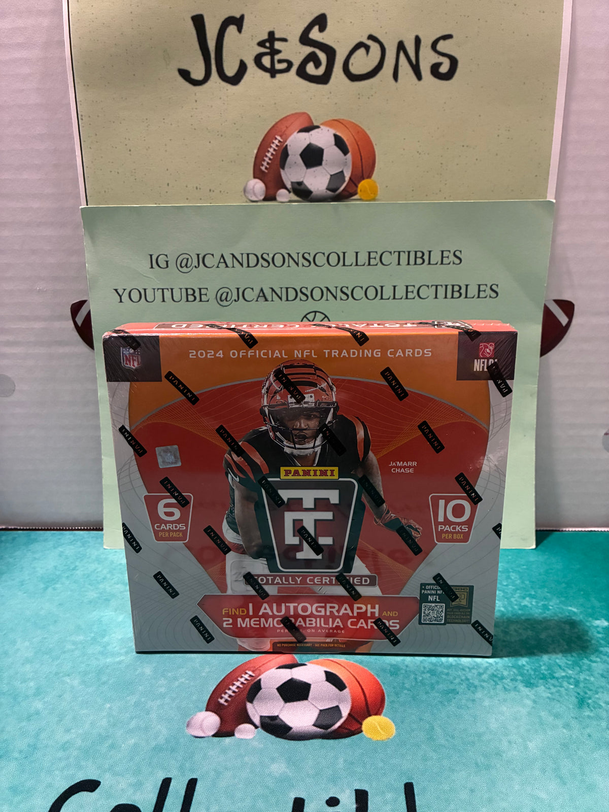 2024 Panini Totally Certified Football Hobby Premium Box New/Sealed