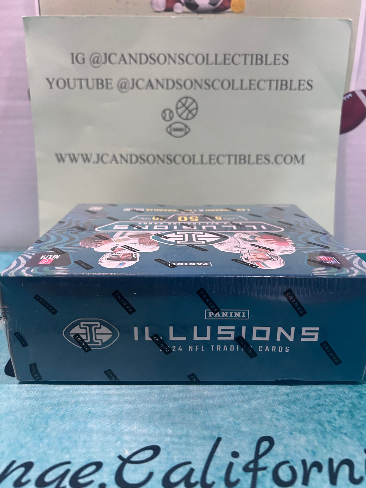 2024 Panini Illusions NFL Football Hobby Box - Factory Sealed