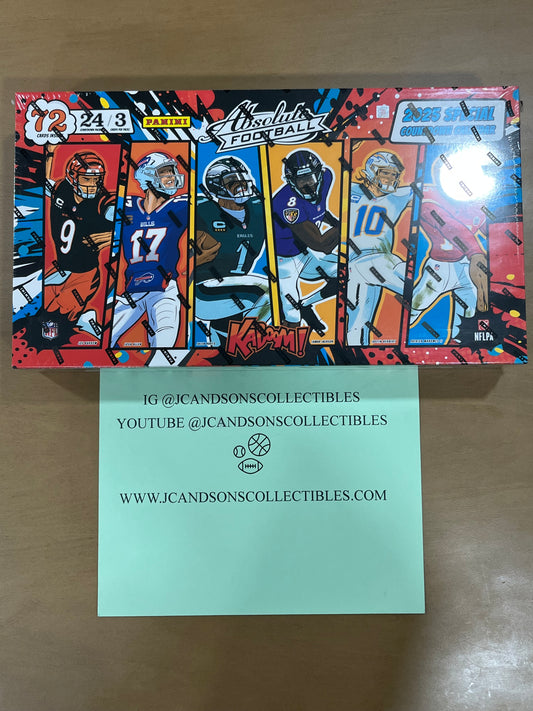 2025 Panini Absolute Football KABOOM! Countdown Calendar Factory Sealed Box