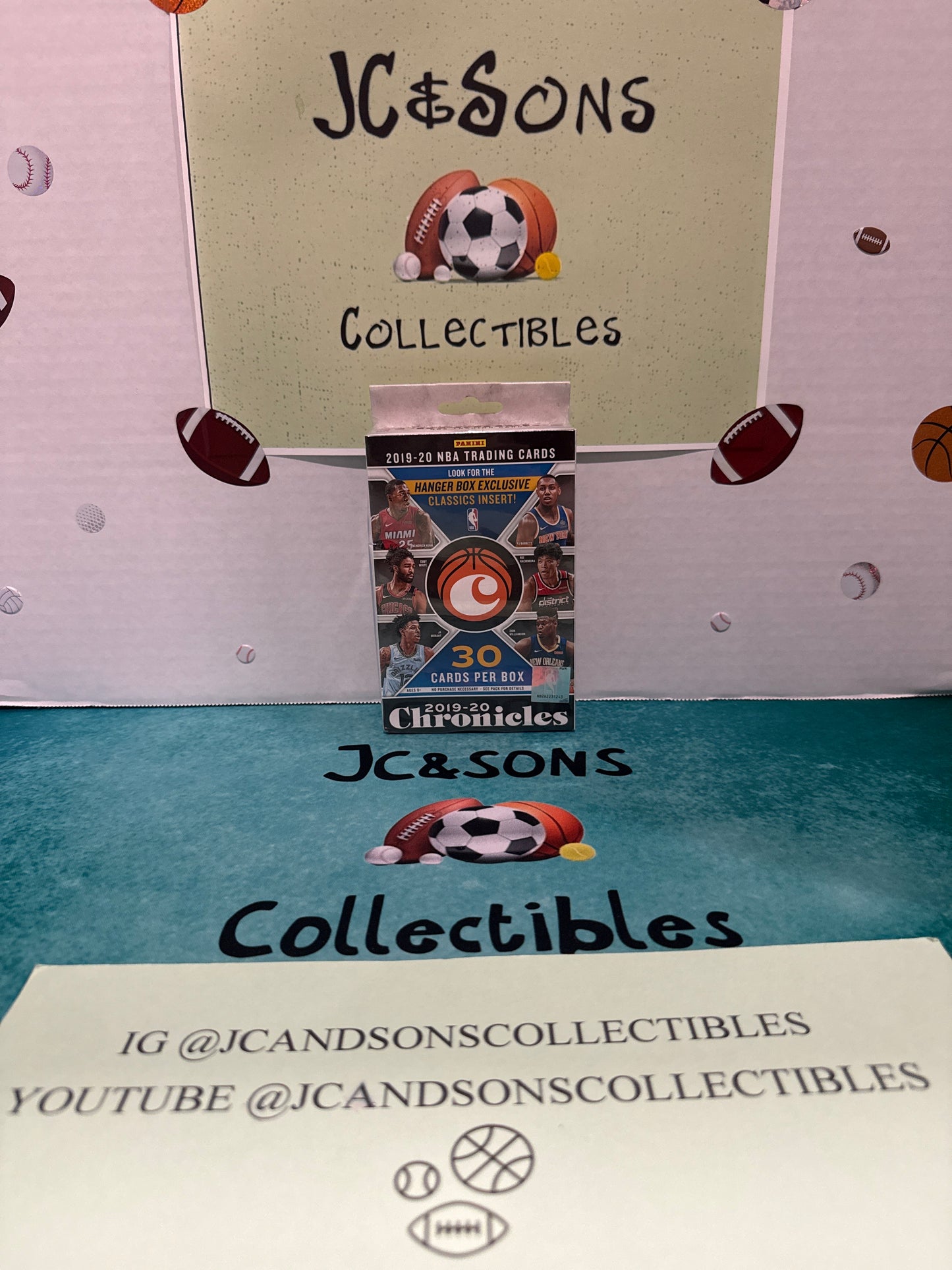 2019-20 Panini Chronicles Basketball Hanger Box