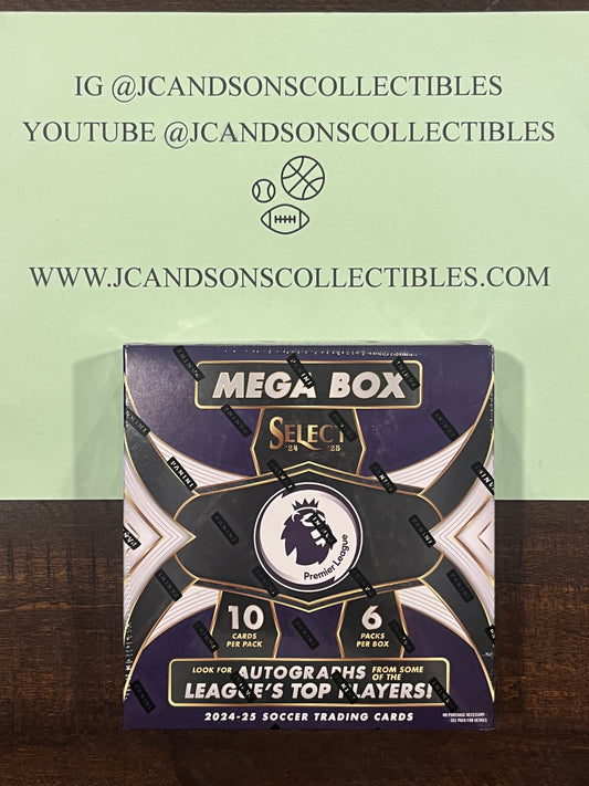 2024-25 Panini SELECT Premier League Soccer Factory Sealed Mega Box