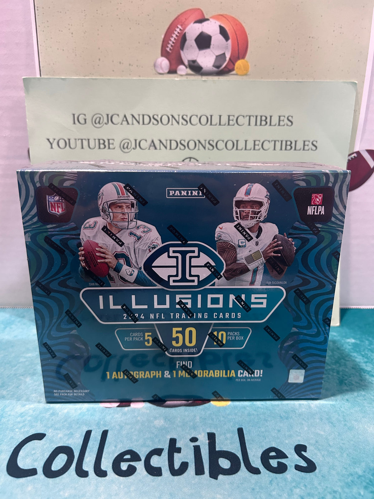 2024 Panini Illusions NFL Football Hobby Box - Factory Sealed