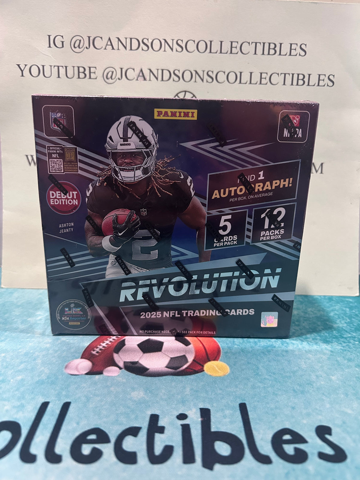 2025 Panini Revolution NFL Football Debut Edition Hobby Box - 1 Auto Guaranteed!
