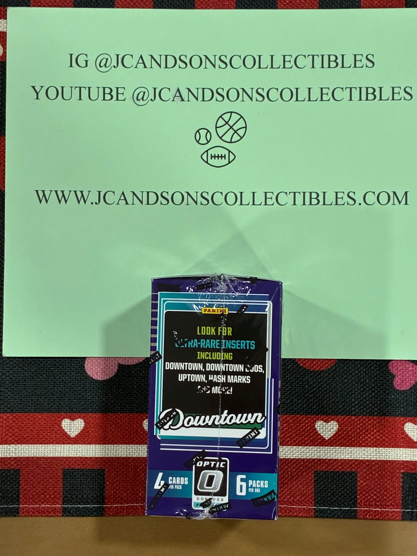 2025 Panini Donruss Optic Football NFL Blaster Box Purple Shock Parallels Sealed