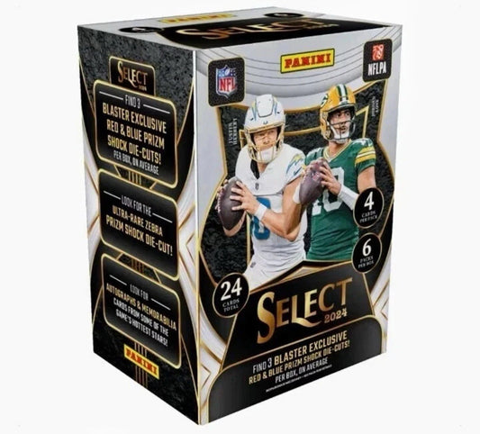2024 Panini Select Football NFL Blaster Box Target Version.