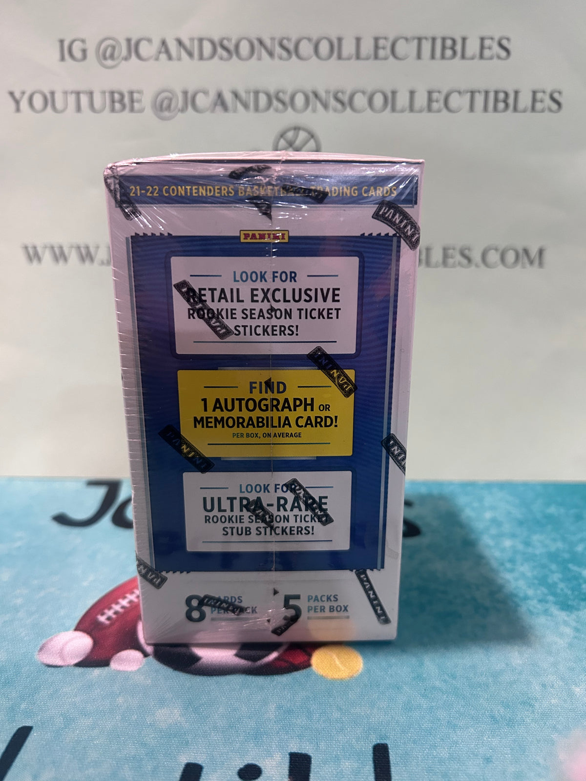 Panini Contenders 2021-2022 NBA Basketball Trading Cards Blaster Box 40 Cards