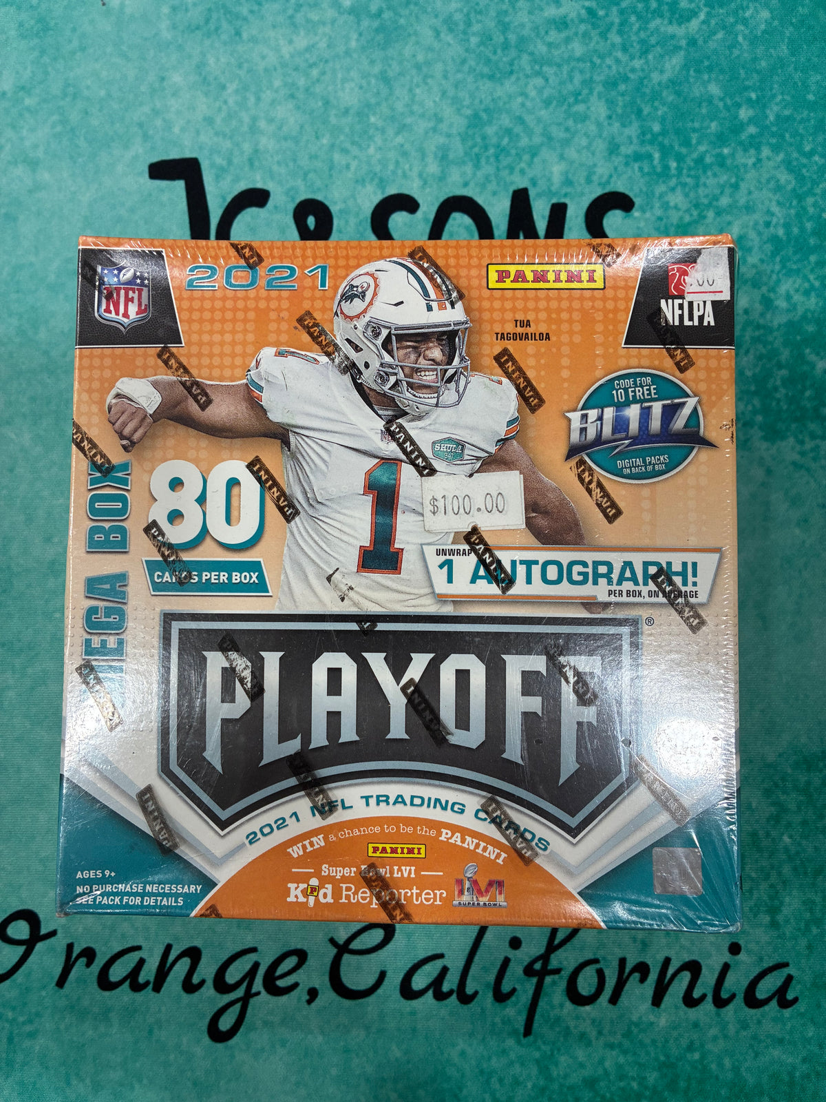 2021 PANINI PLAYOFF NFL FOOTBALL MEGA BOX