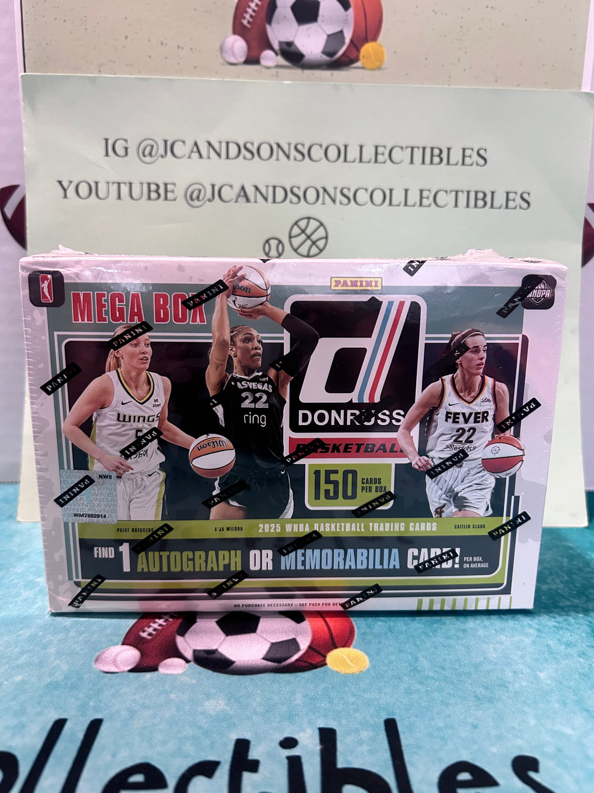 2025 Panini Donruss WNBA Basketball Mega Box Factory Sealed 1 Auto or Memorabilia