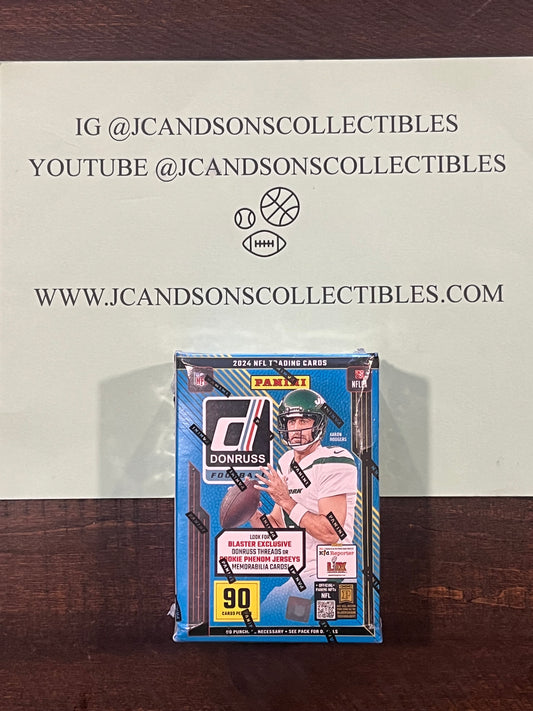 2024 NFL Donruss Football Cards Blaster Box Target Exclusive Blue