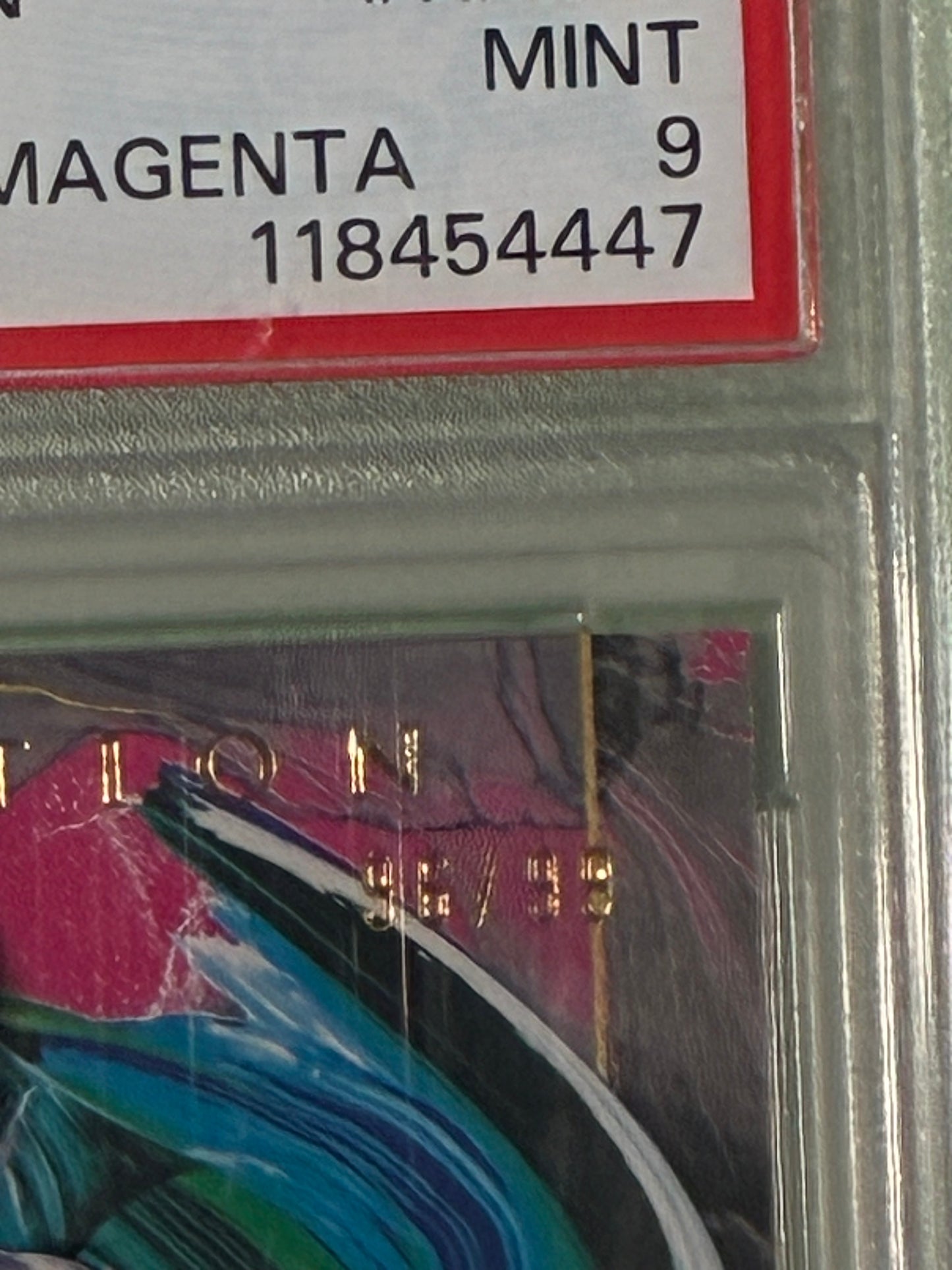 2024 Topps Inception Caleb Williams Rookie Autograph Magenta/99 PSA 9