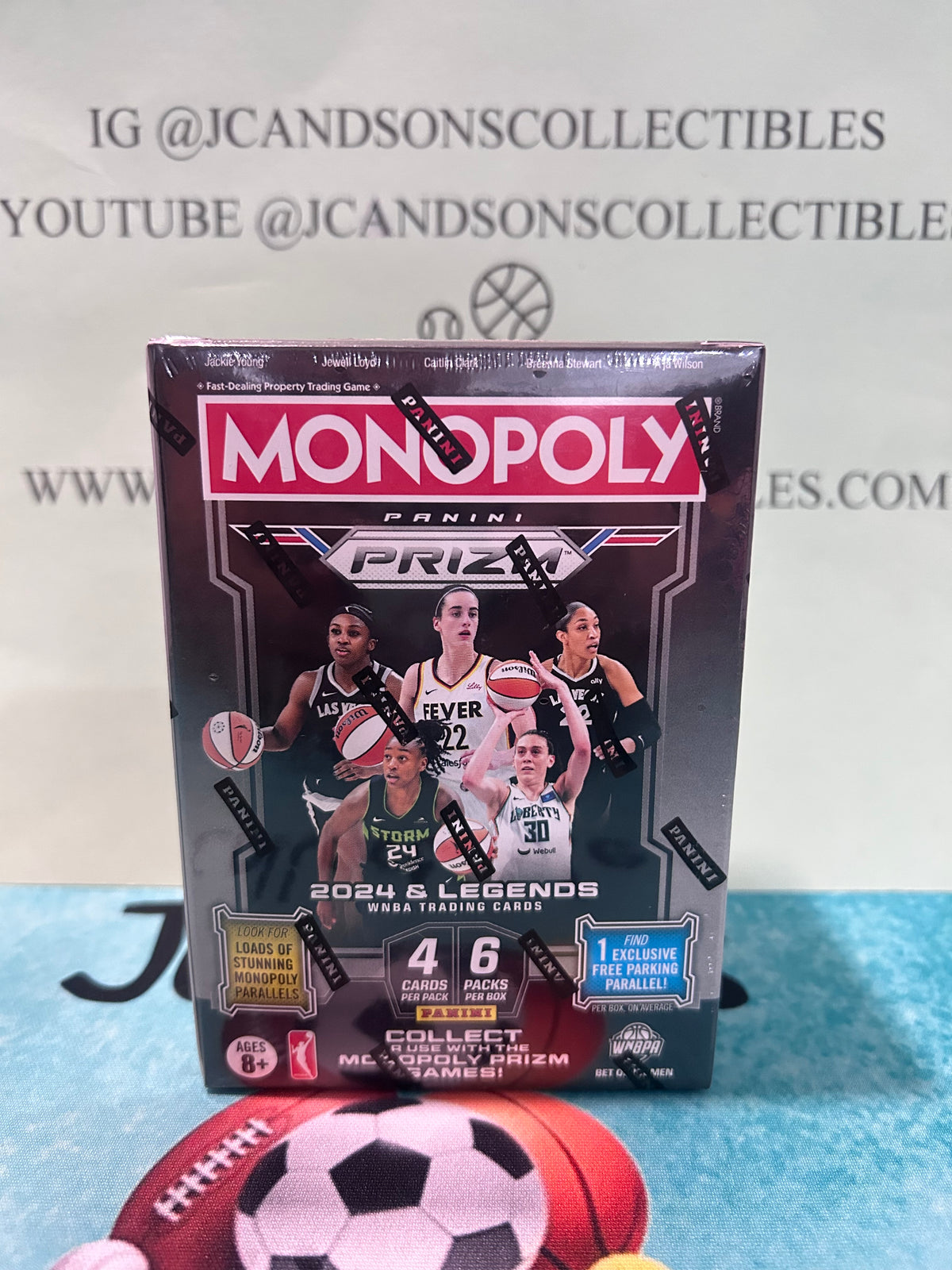 2024 Panini Prizm Monopoly WNBA Basketball Blaster Box (Millionaire White!) Fanatics Exclusive