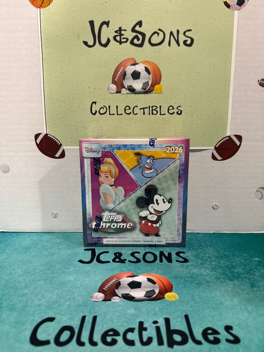 Topps Chrome 2026 Disney Mega Box