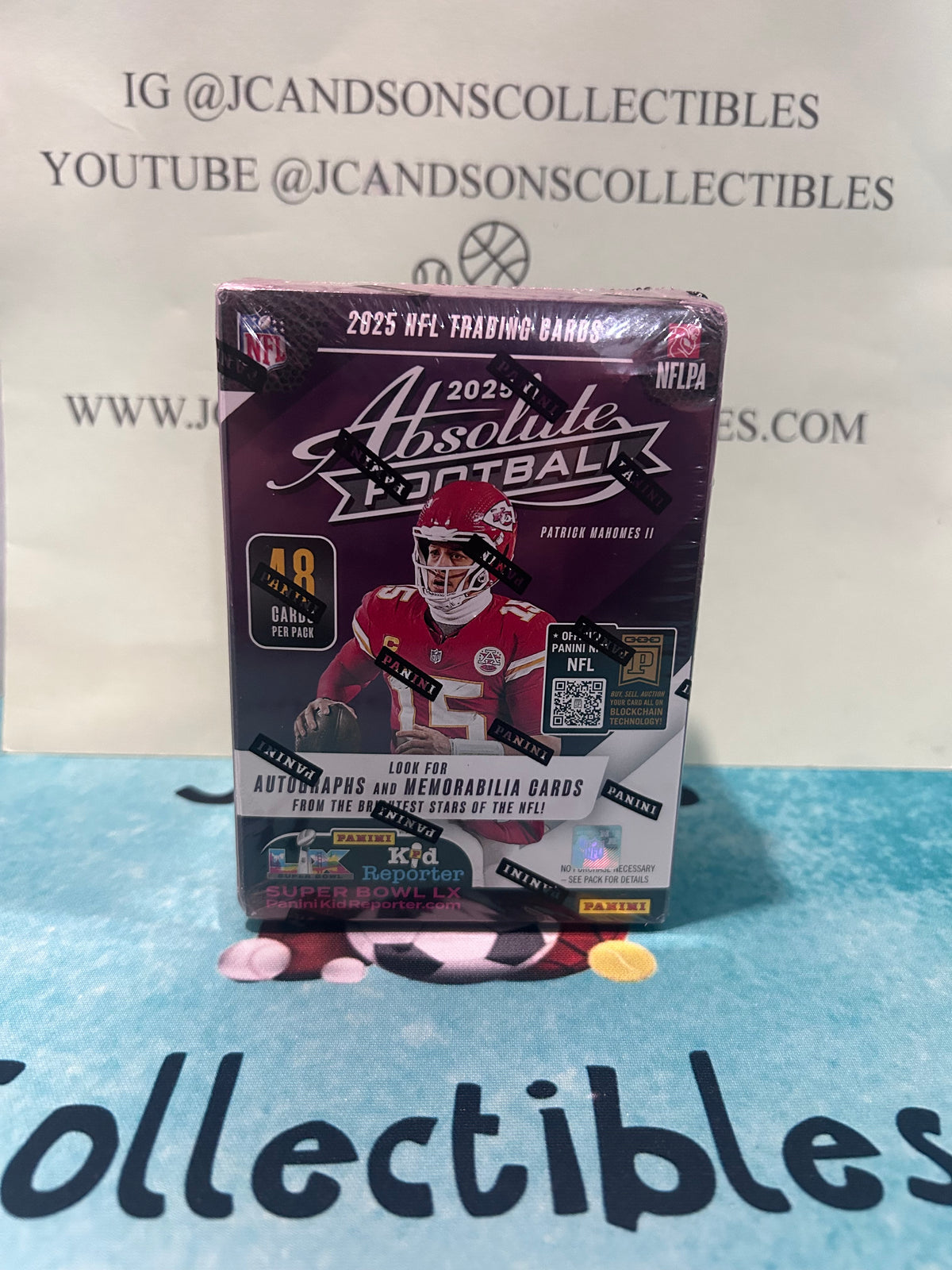New 2025 Panini Absolute Football Trading Cards Sealed Blaster Box 6 Packs