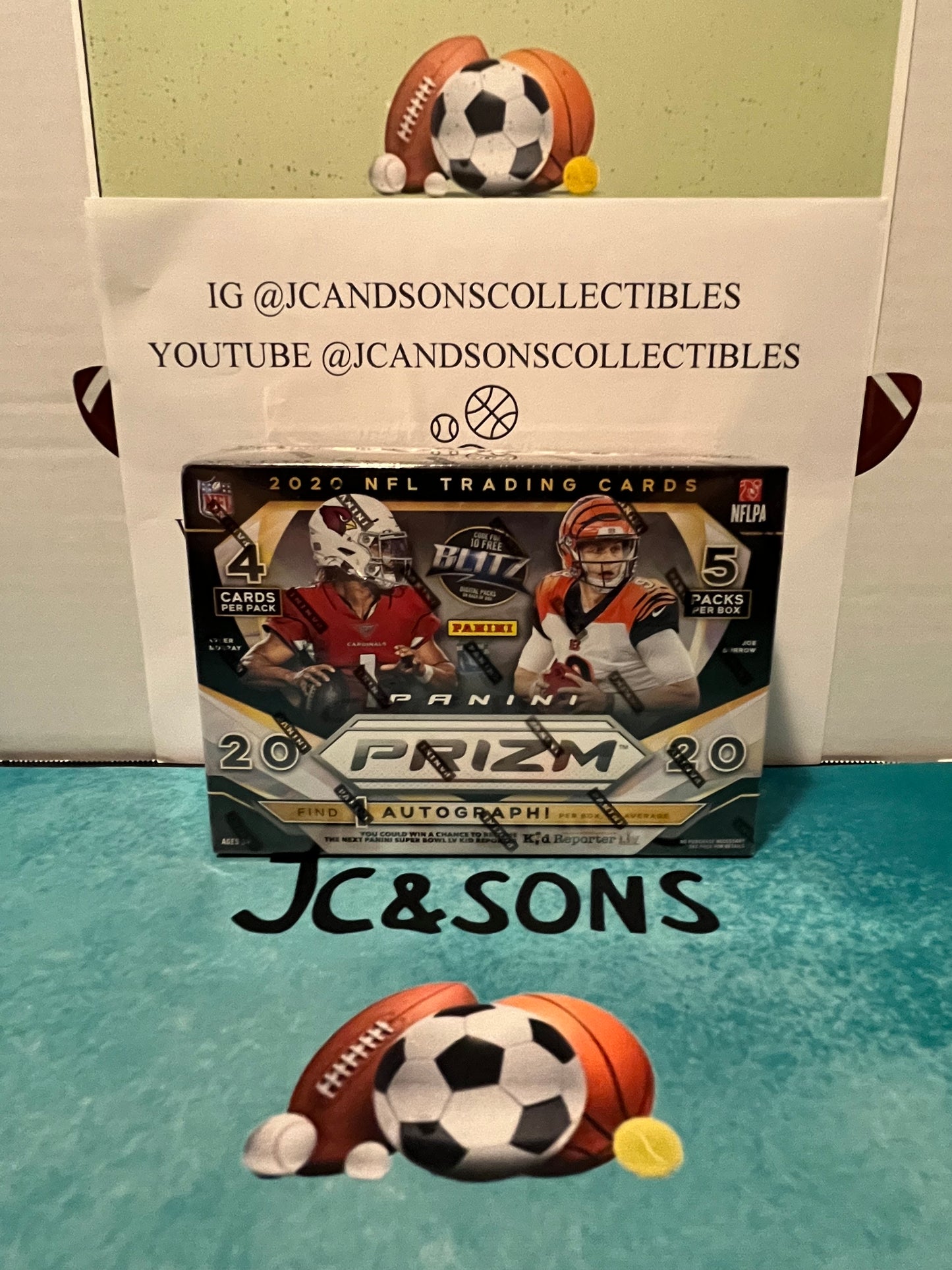 2020 Panini NFL Football Prizm Mega Box