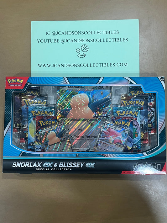 Pokemon Trading Card Game Snorlax ex and Blissey ex Special Collection Box