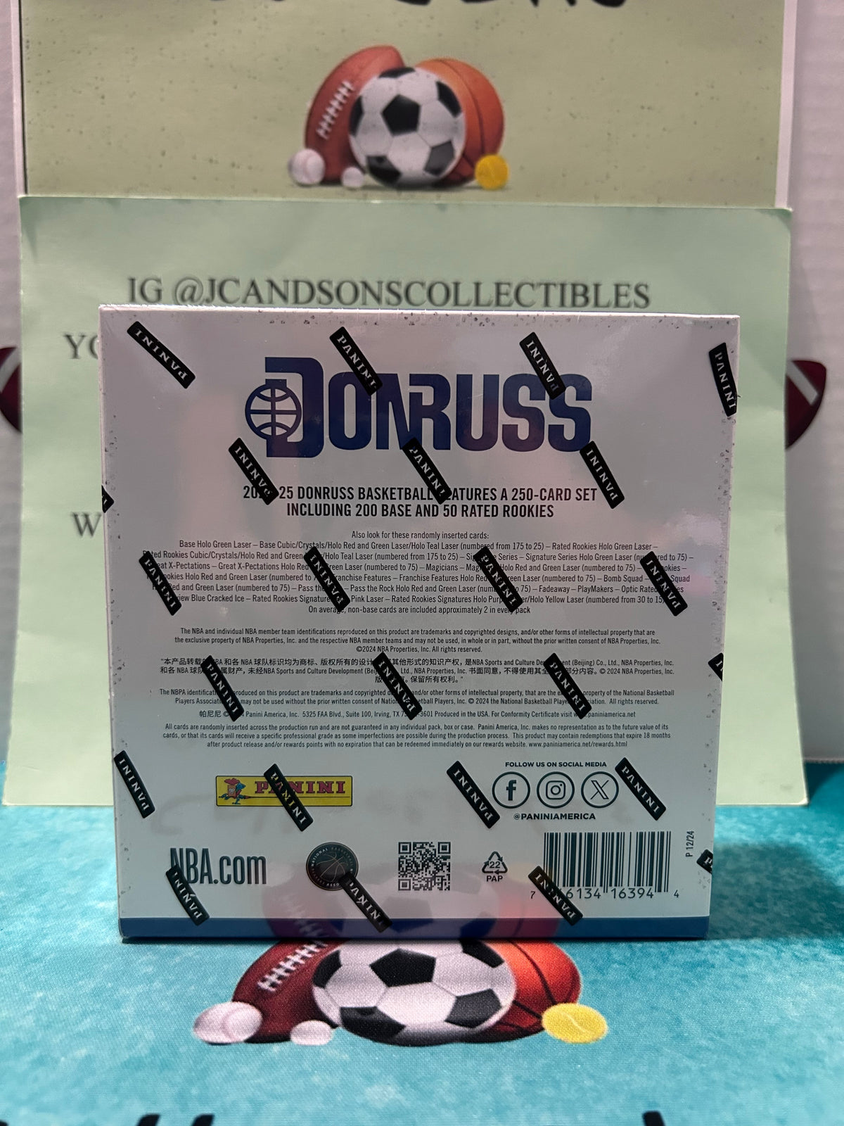 2024-2025 Panini Donruss NBA Basketball Mega Box 150 Cards