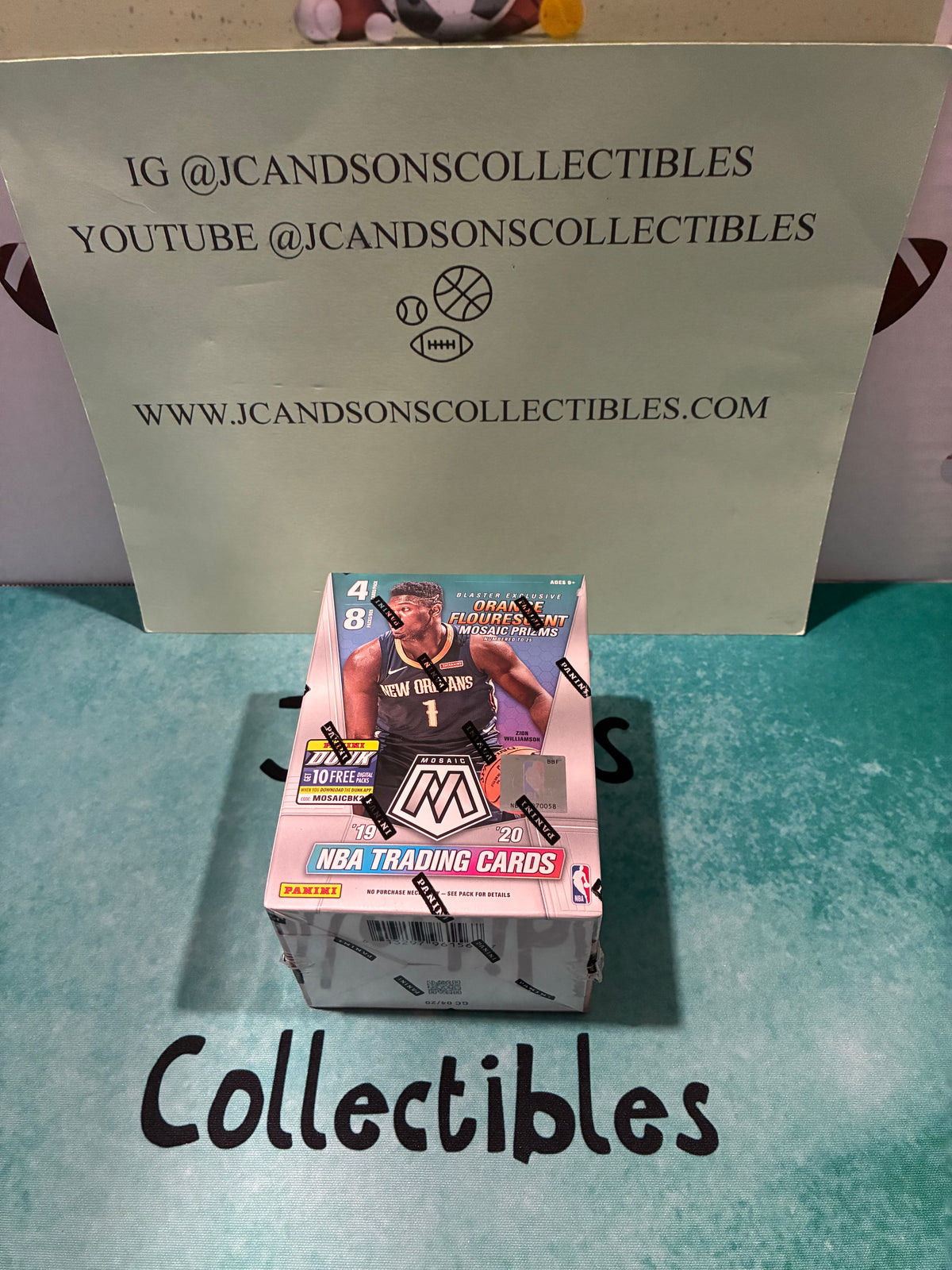 2019-20 Panini Mosaic NBA Basketball Blaster Box - Factory Sealed