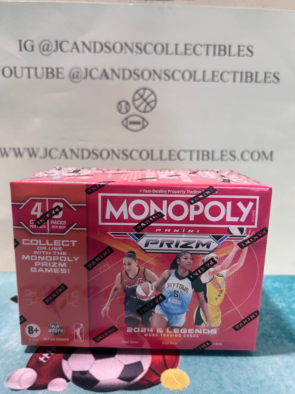 2024 Panini Prizm Monopoly WNBA Blaster Box Factory Sealed