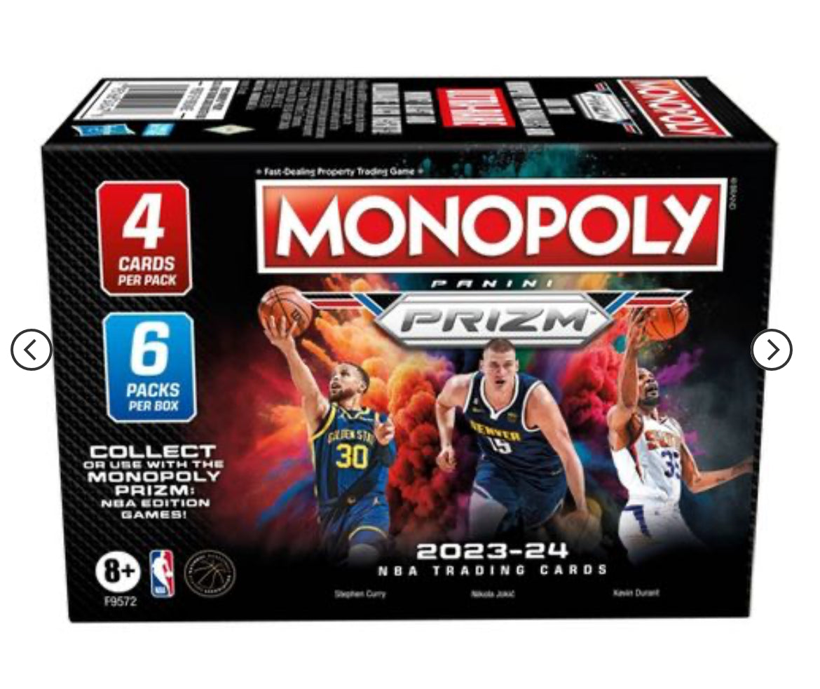 2023-24 Panini NBA Prizm Monopoly Edition. Wemby Rookies possibly.