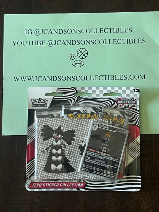 Pokemon Black Bolt White Flare Tech Sticker Collection