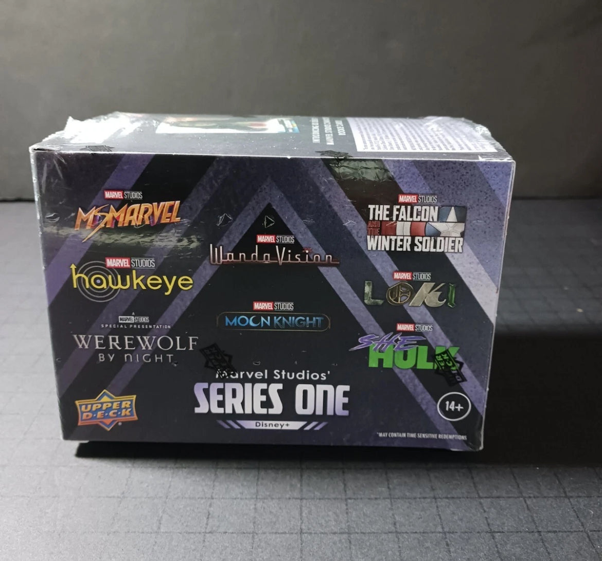 Upper Deck Marvel Studios Series One BLASTER BOX, Dazzler Green & Jumbo Parallels