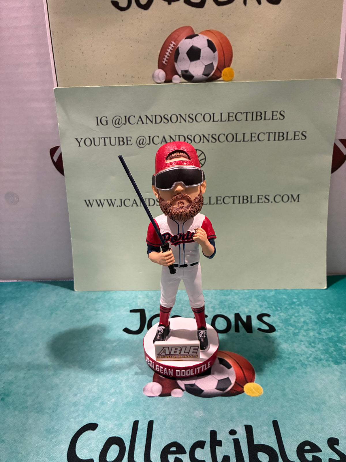 Jedi Sean Doolittle Rare Stockton Ports Bobblehead