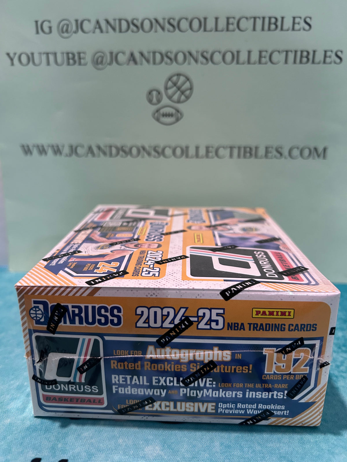Panini Donruss Basketball 2024-2025 NBA Retail Box 192 Cards Rated Rookies
