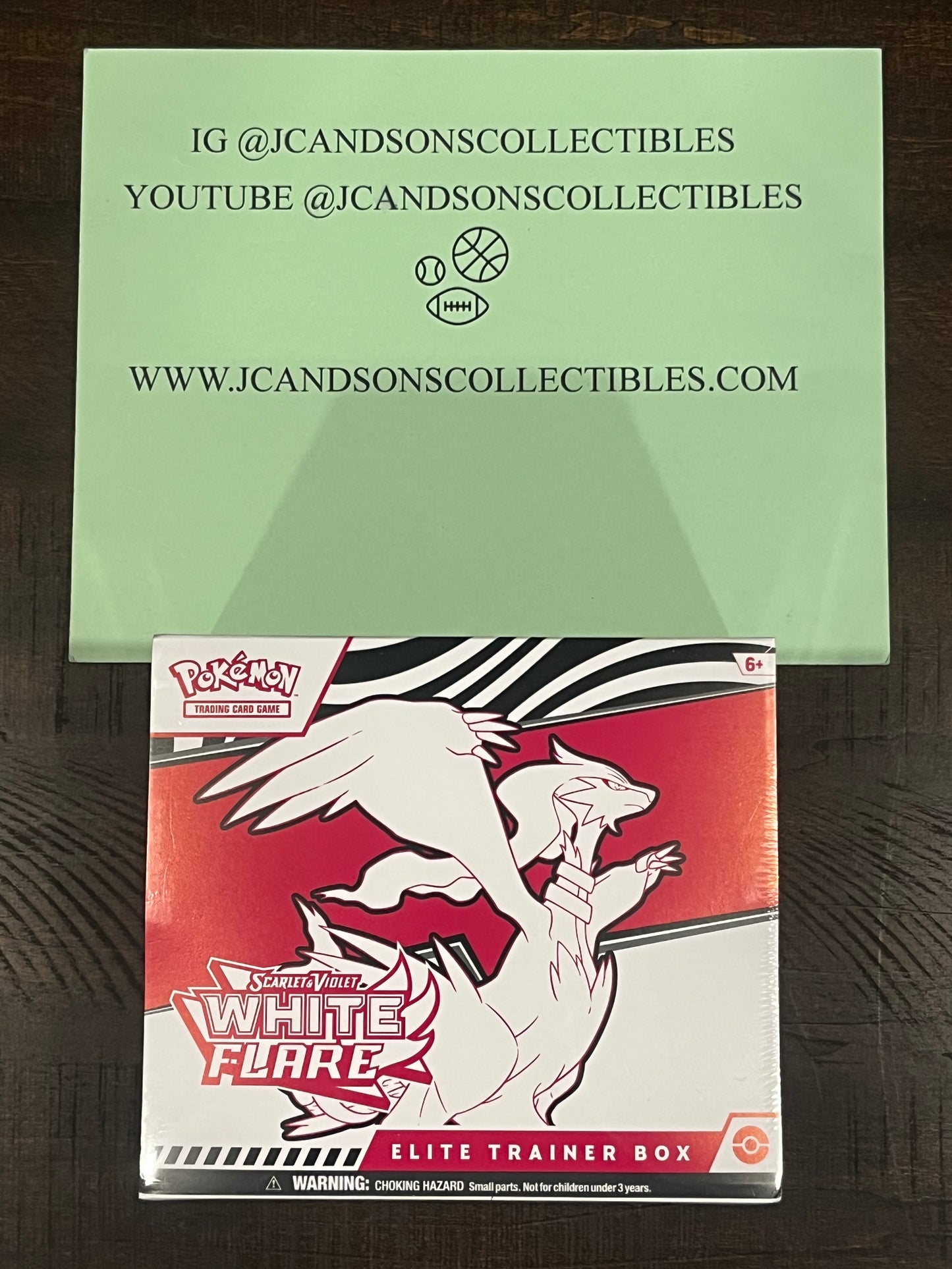 Pokemon TCG Scarlet & Violet White Flare Elite Trainer Box ETB. Factory Sealed.