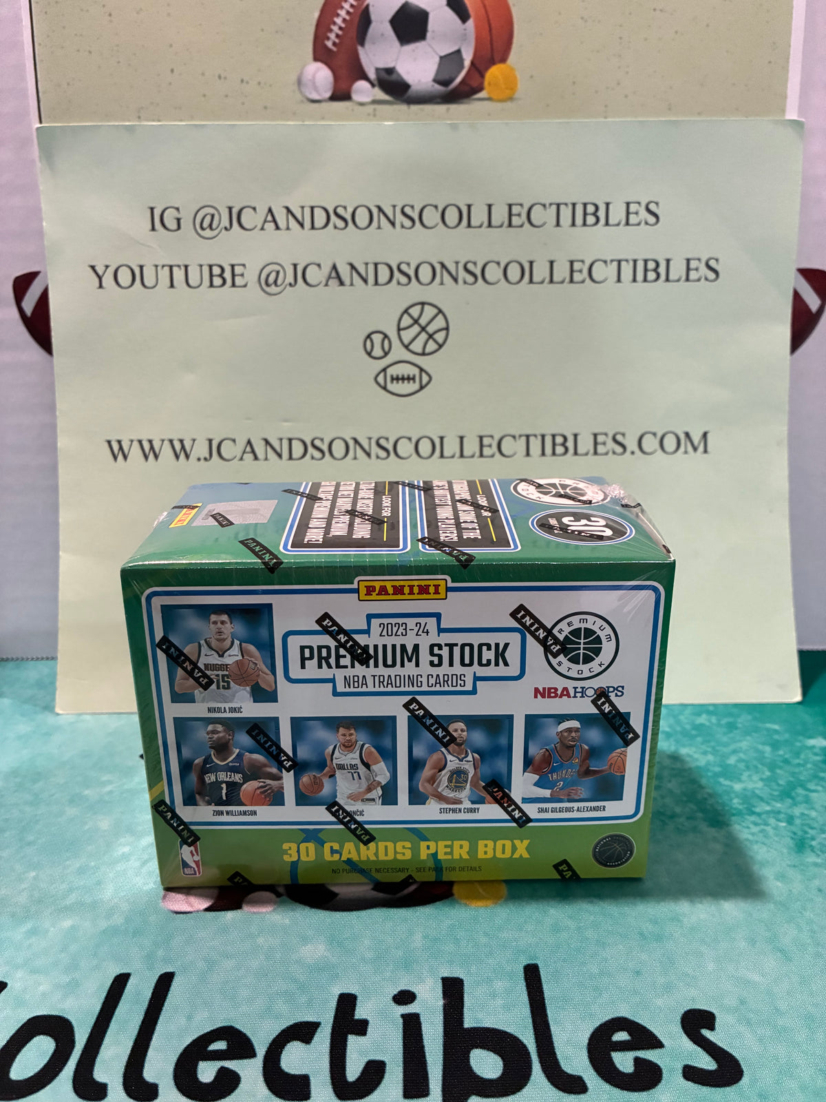 2023-24 Panini Premium Stock Basketball Trading Cards Blaster Box