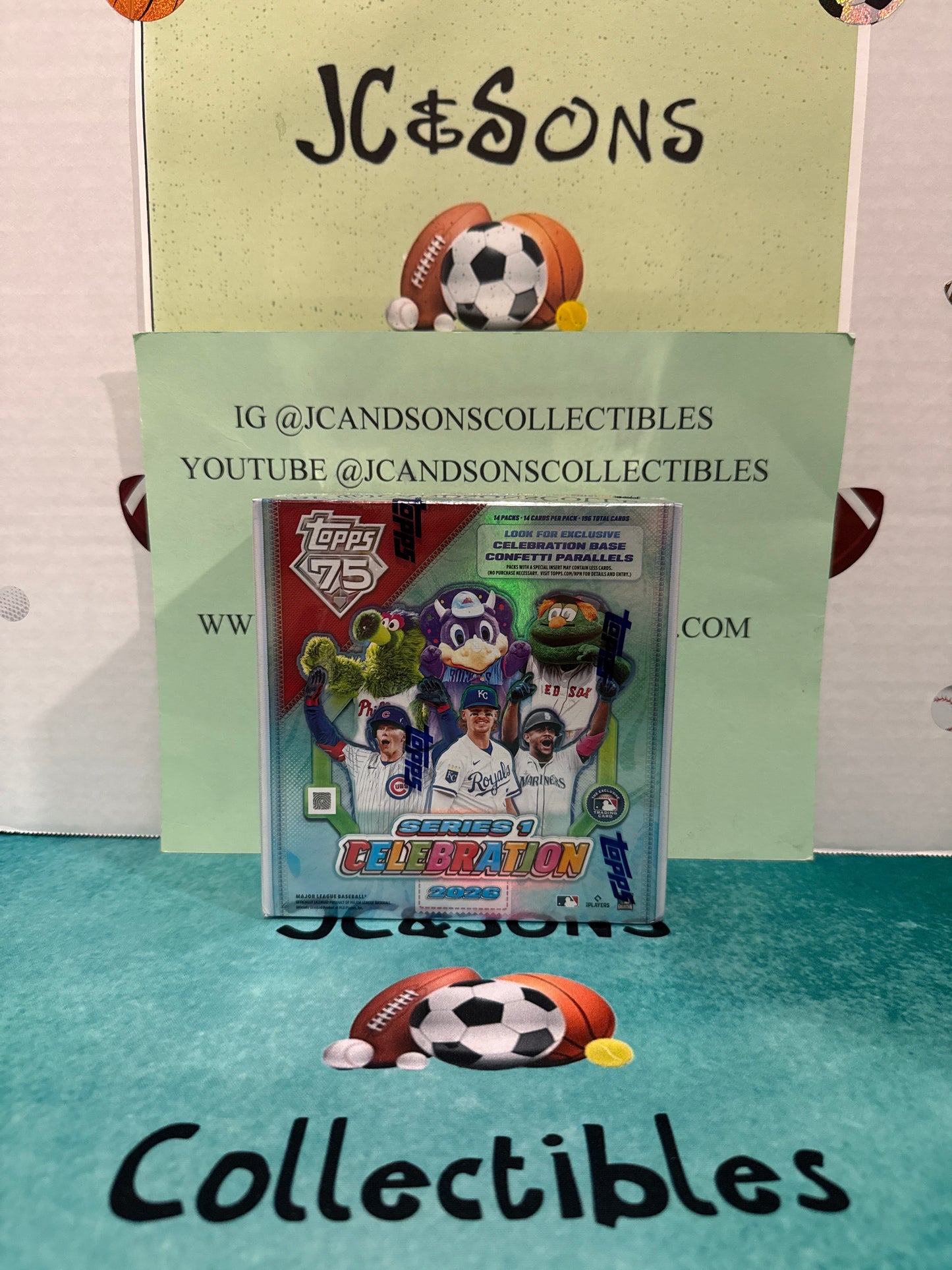 2026 Topps Baseball Series 1 Celebration Mega Box
