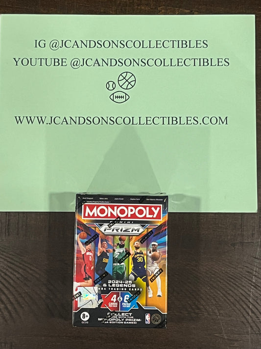 2024-25 Panini Prizm Monopoly NBA Basketball Blaster Factory Sealed