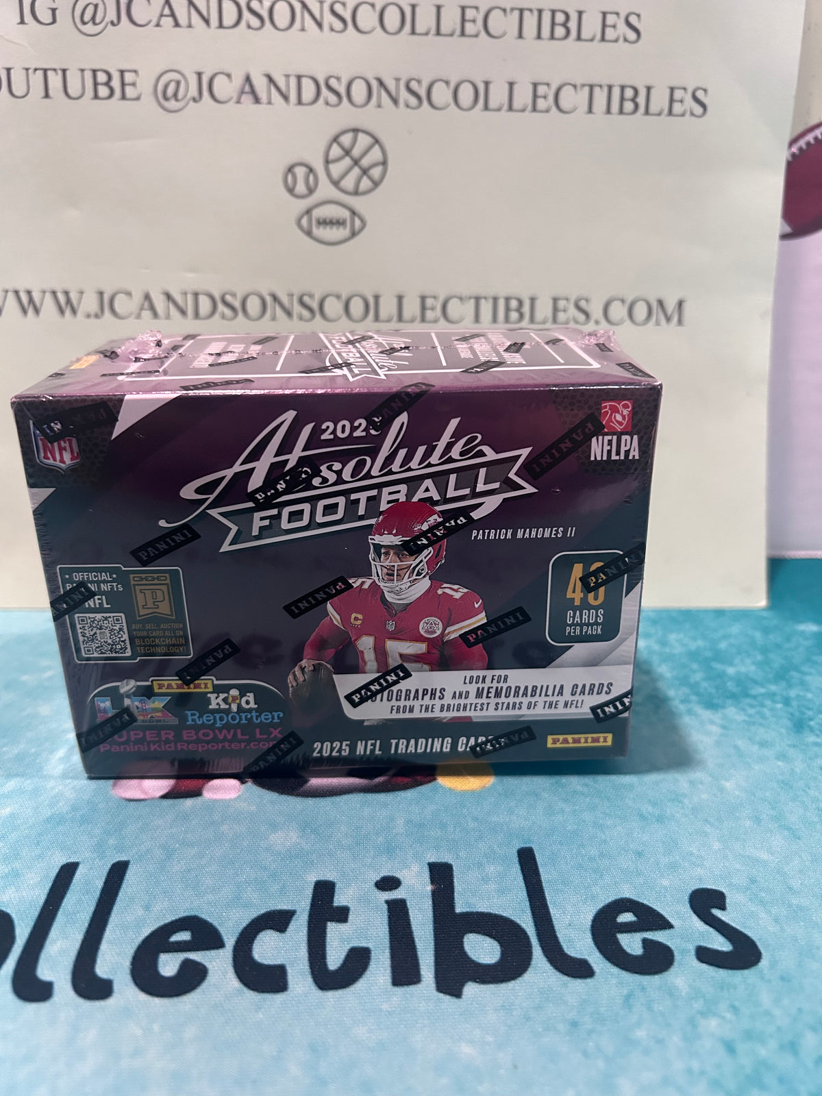 New 2025 Panini Absolute Football Trading Cards Sealed Blaster Box 6 Packs