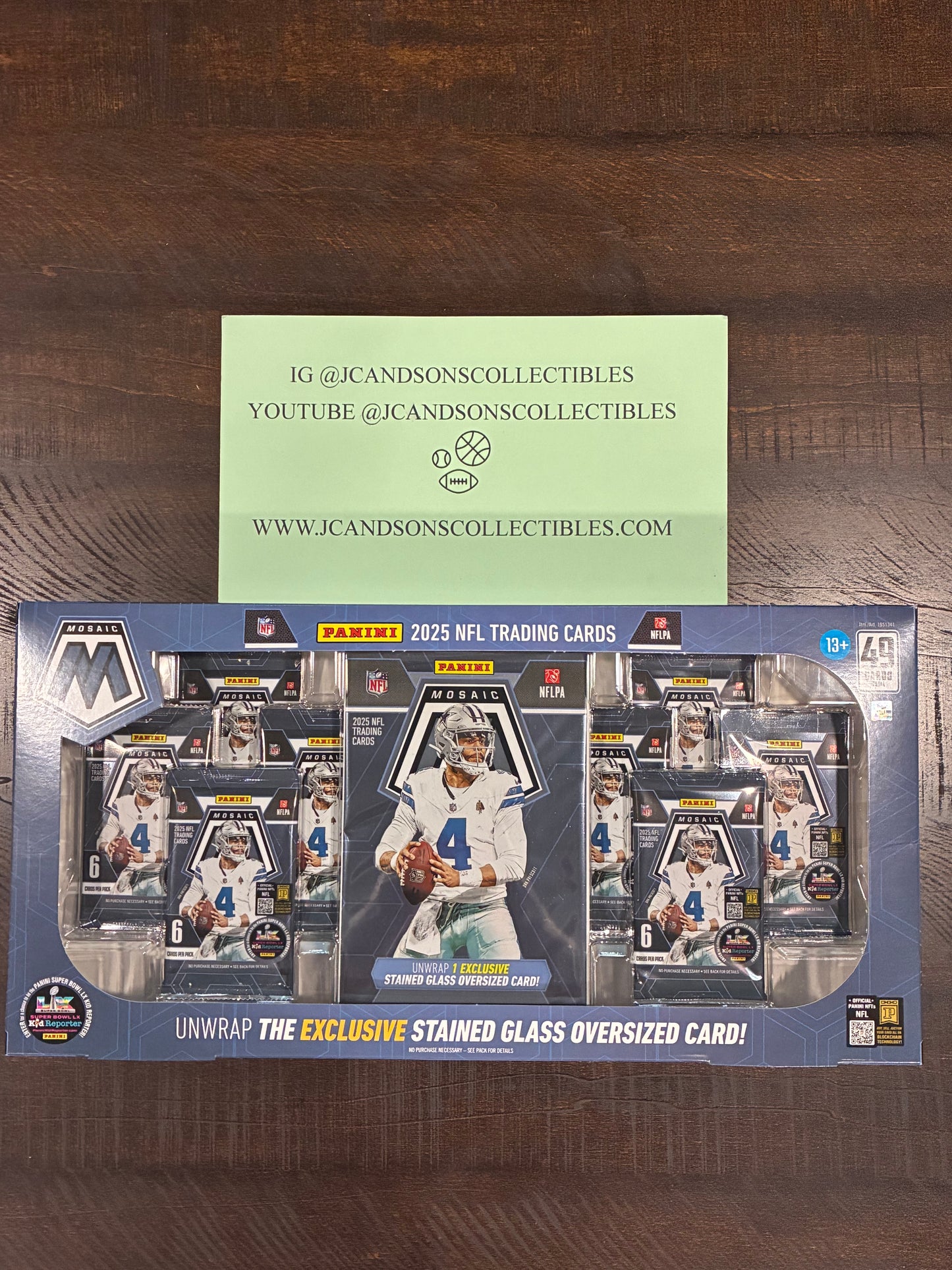 2025 Panini NFL Mosaic Box Brand NEW Factory Sealed