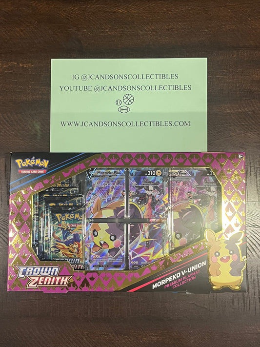 Pokemon TCG: Crown Zenith Premium Playmat Collection - Morpeko V-UNION Brand NEW