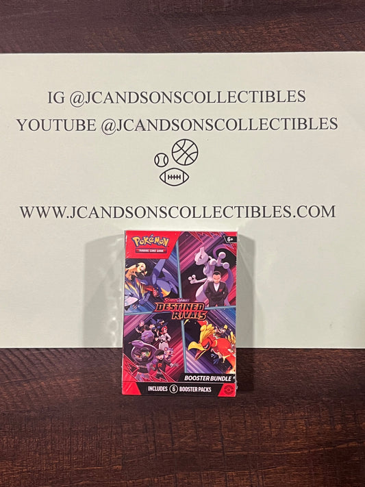 Pokémon TCG Destined Rivals Booster Bundle New/ Factory Sealed (6 Packs)
