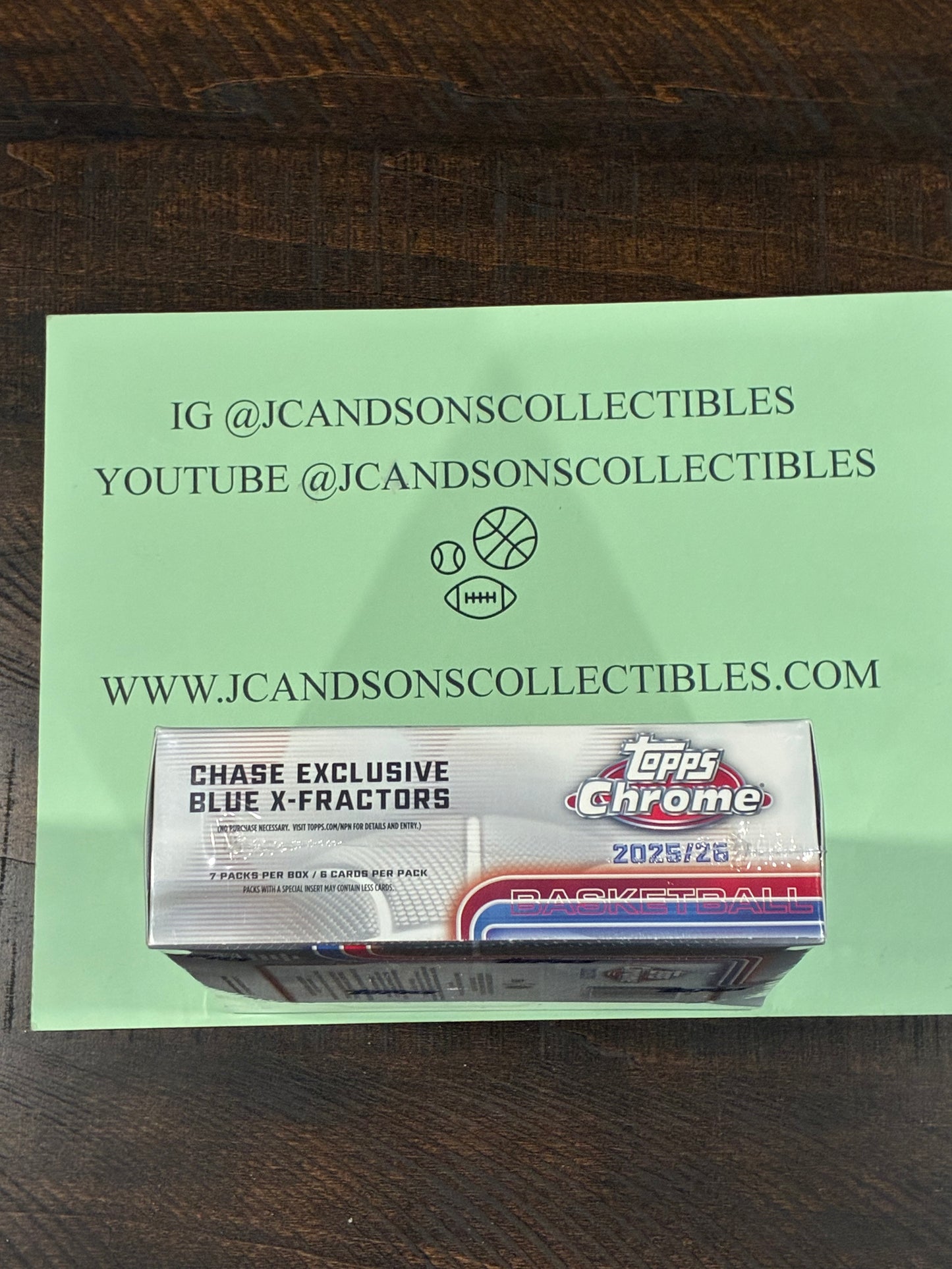2025/26 Topps Chrome Basketball Mega Box Factory Sealed