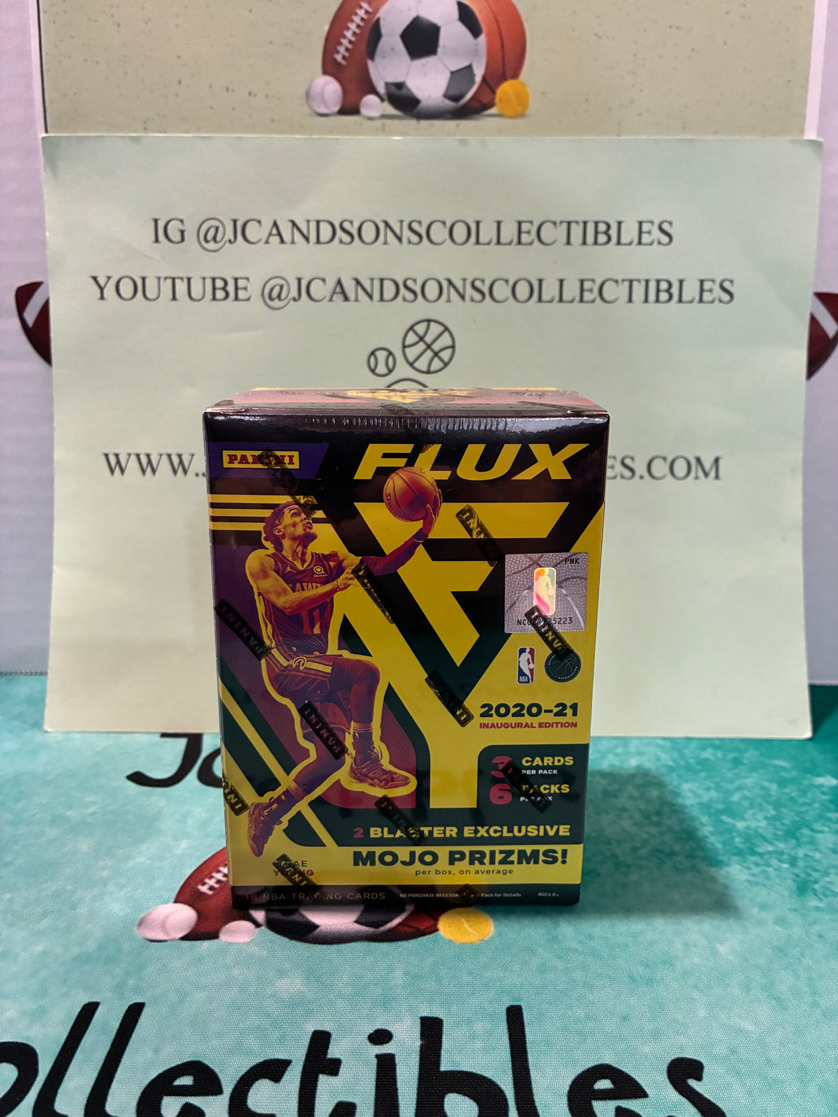2020-21 Panini FLUX NBA Basketball Trading Cards Blaster Box Factory Sealed