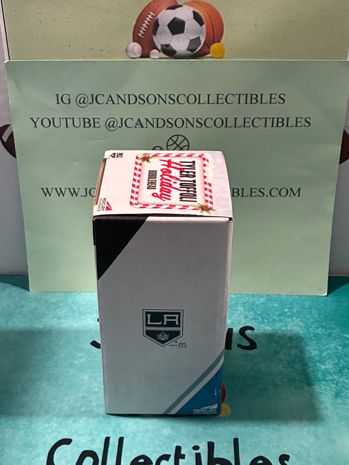Tyler Toffoli Holiday Bobblehead- Los Angeles Kings- 12/5/2017