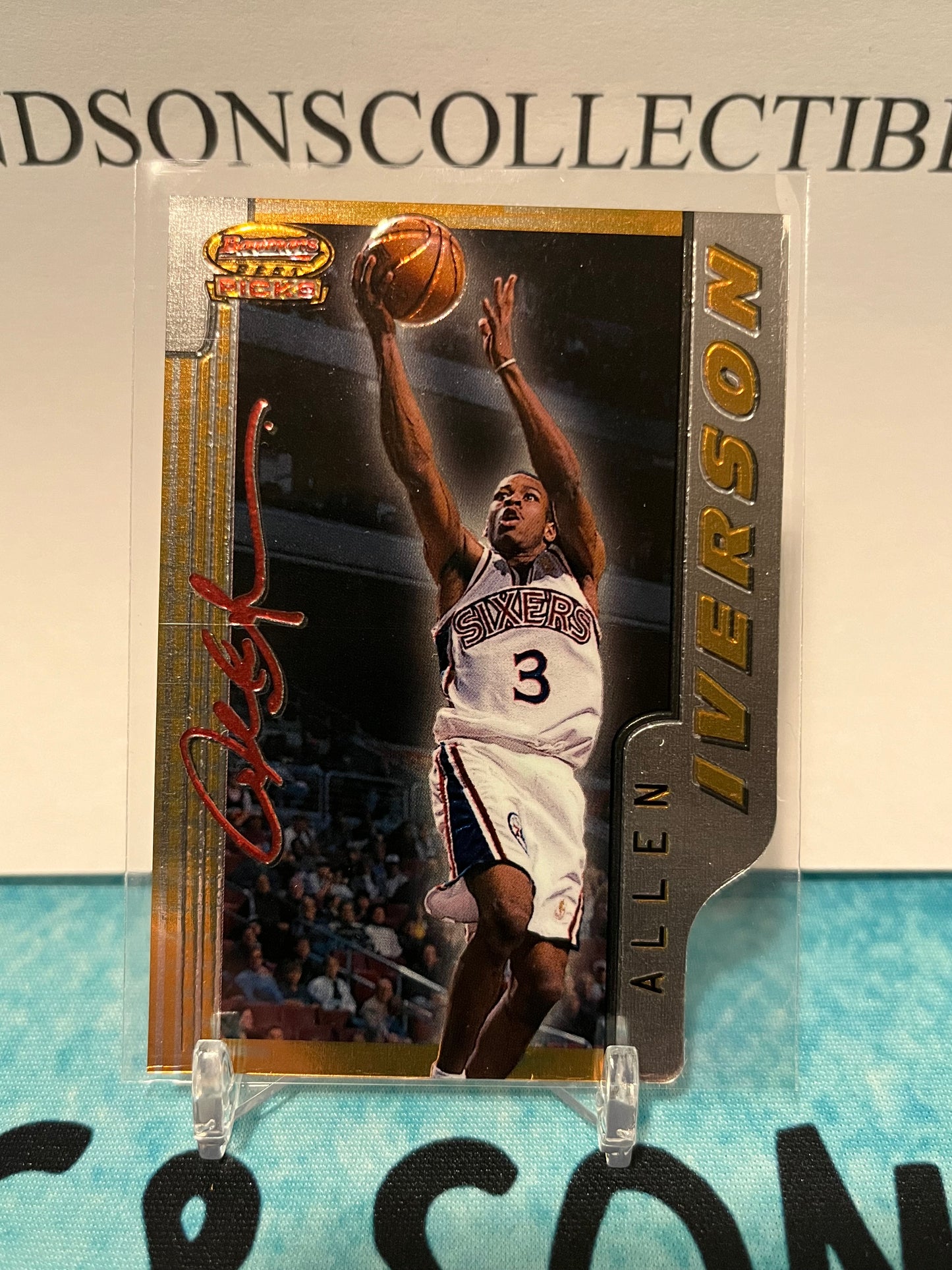 1996-97 BOWANS BEST PICK BASKETBALL ALLEN IVERSON Rookie #BP9 MINT