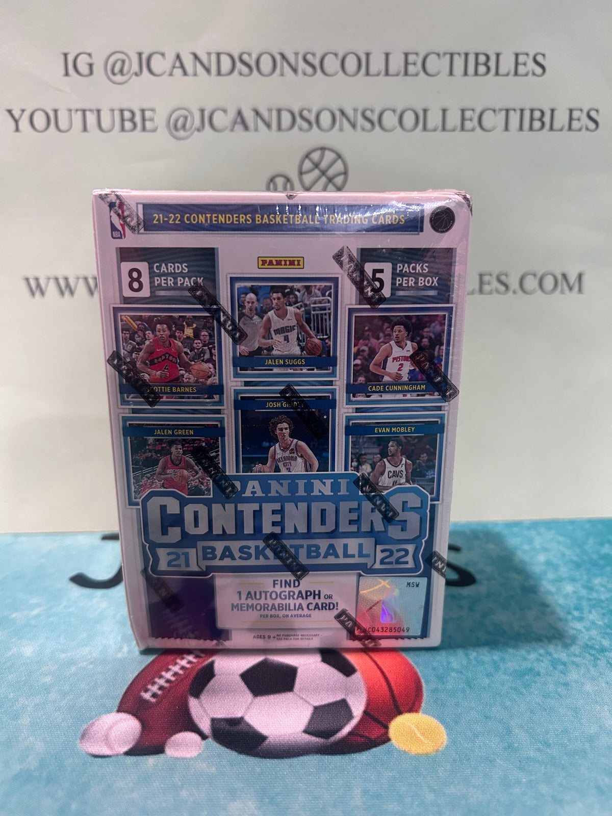Panini Contenders 2021-2022 NBA Basketball Trading Cards Blaster Box 40 Cards