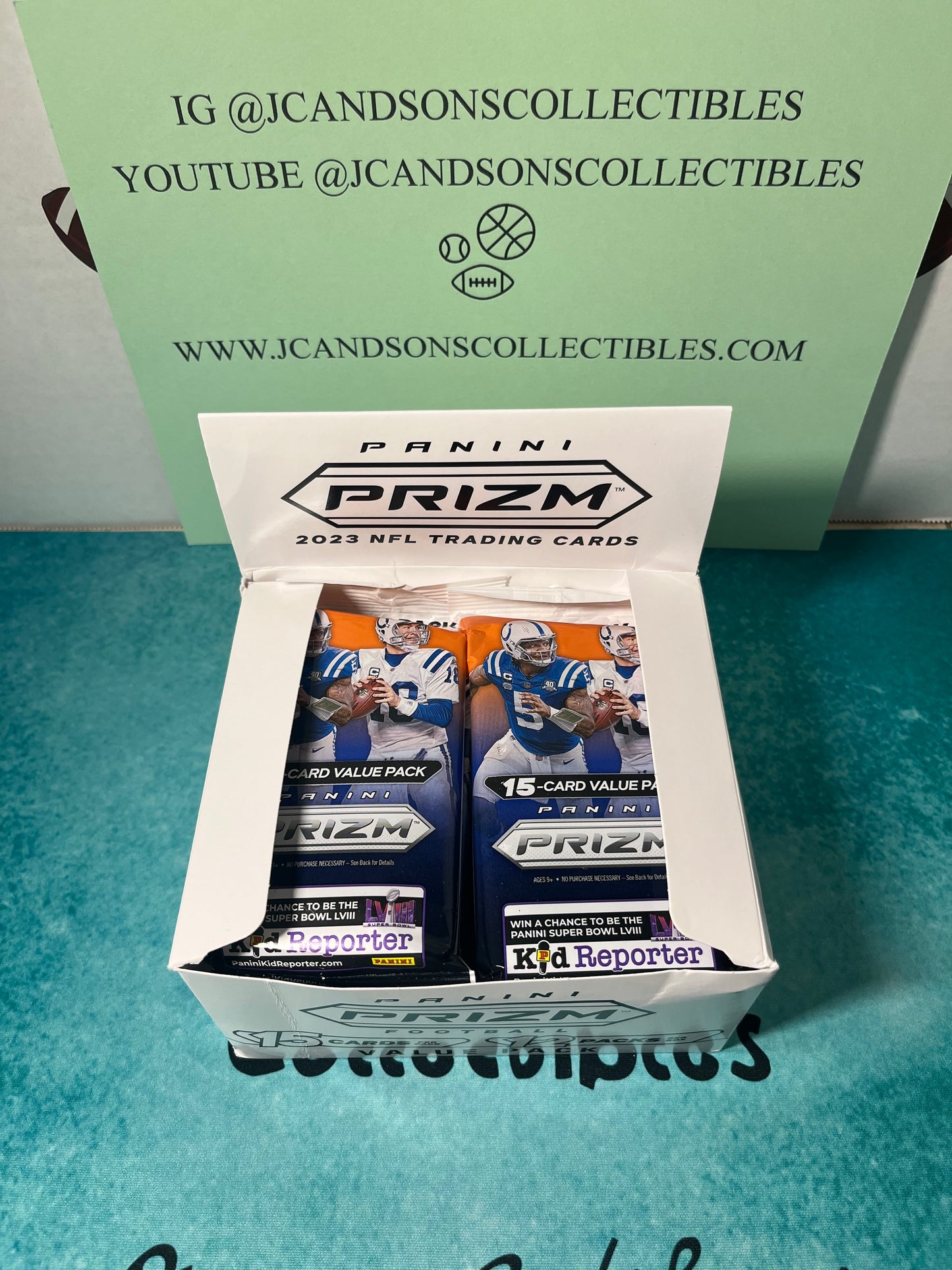 2023 PANINI PRIZM NFL FOOTBALL CELLO FAT PACK BOX - 12 FACTORY SEALED PACKS