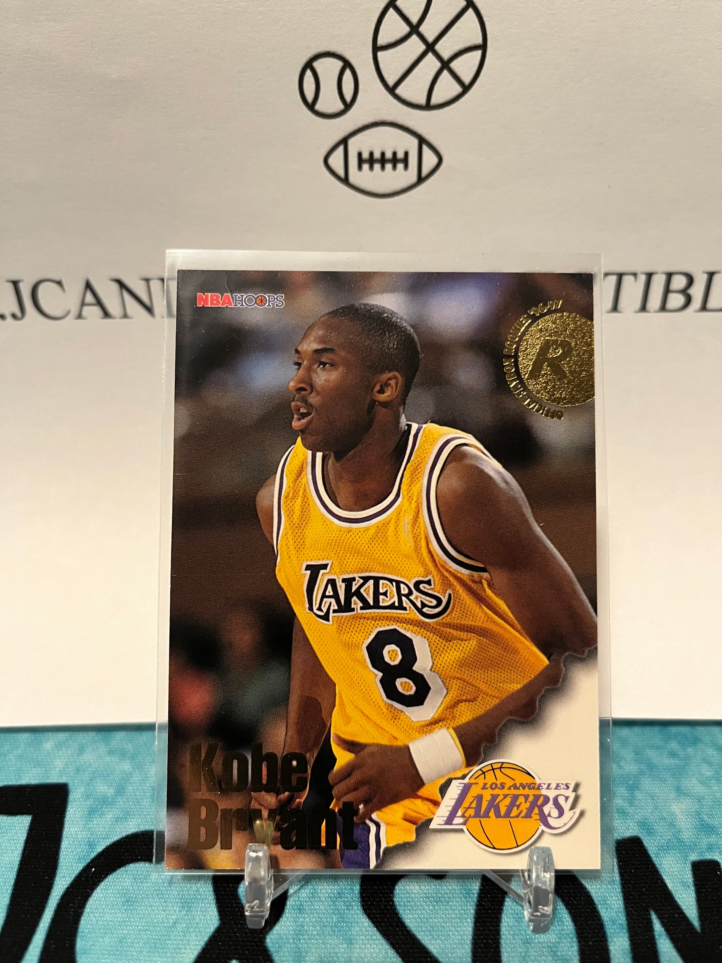 1996-97 NBA Hoops Basketball #281 Kobe Bryant Rookie Card RC Lakers