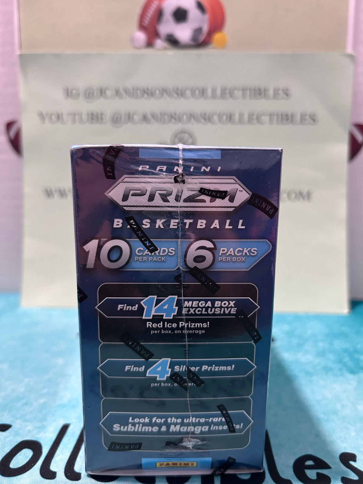 2024-2025 Panini Prizm NBA Basketball Mega Box -NEW- 14 Red Ice Prizms 4 Silver