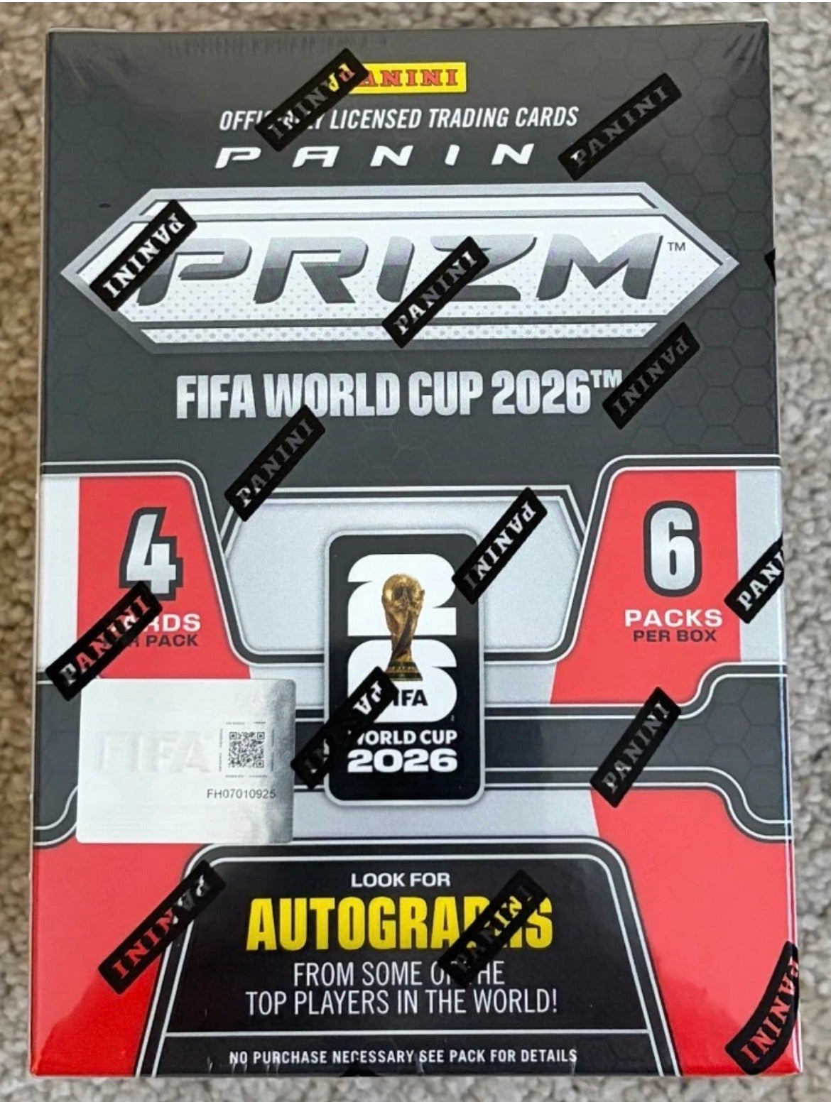 2026 Panini Prizm FIFA World Cup Soccer Blaster Box - Factory Sealed