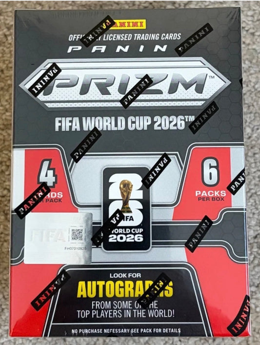 2026 Panini Prizm FIFA World Cup Soccer Blaster Box - Factory Sealed