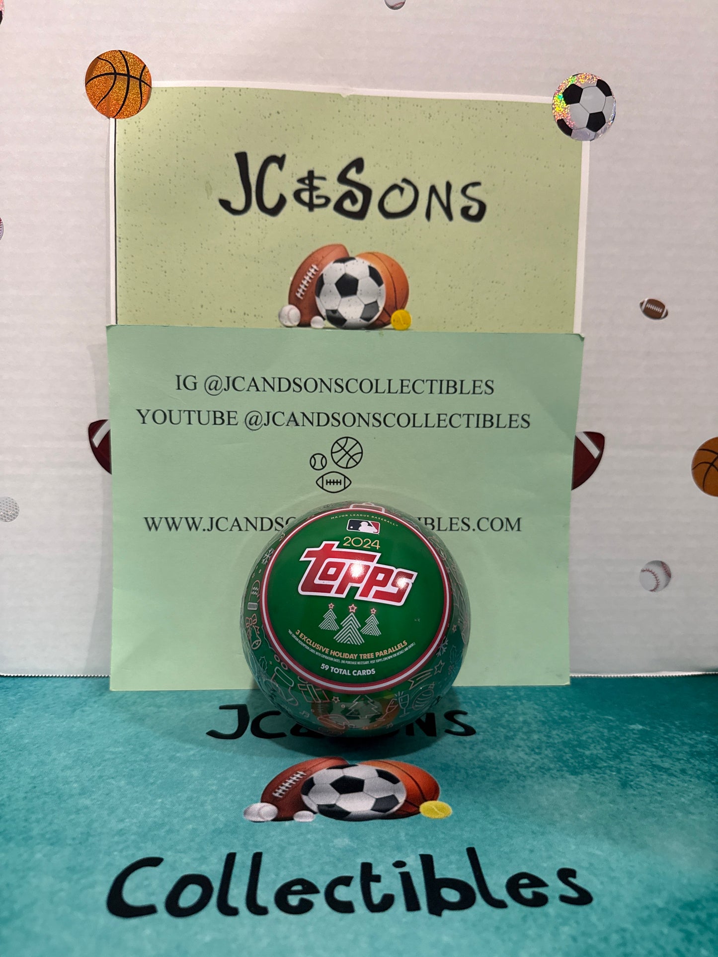2024 Topps Holiday Baseball Christmas Gift Ball