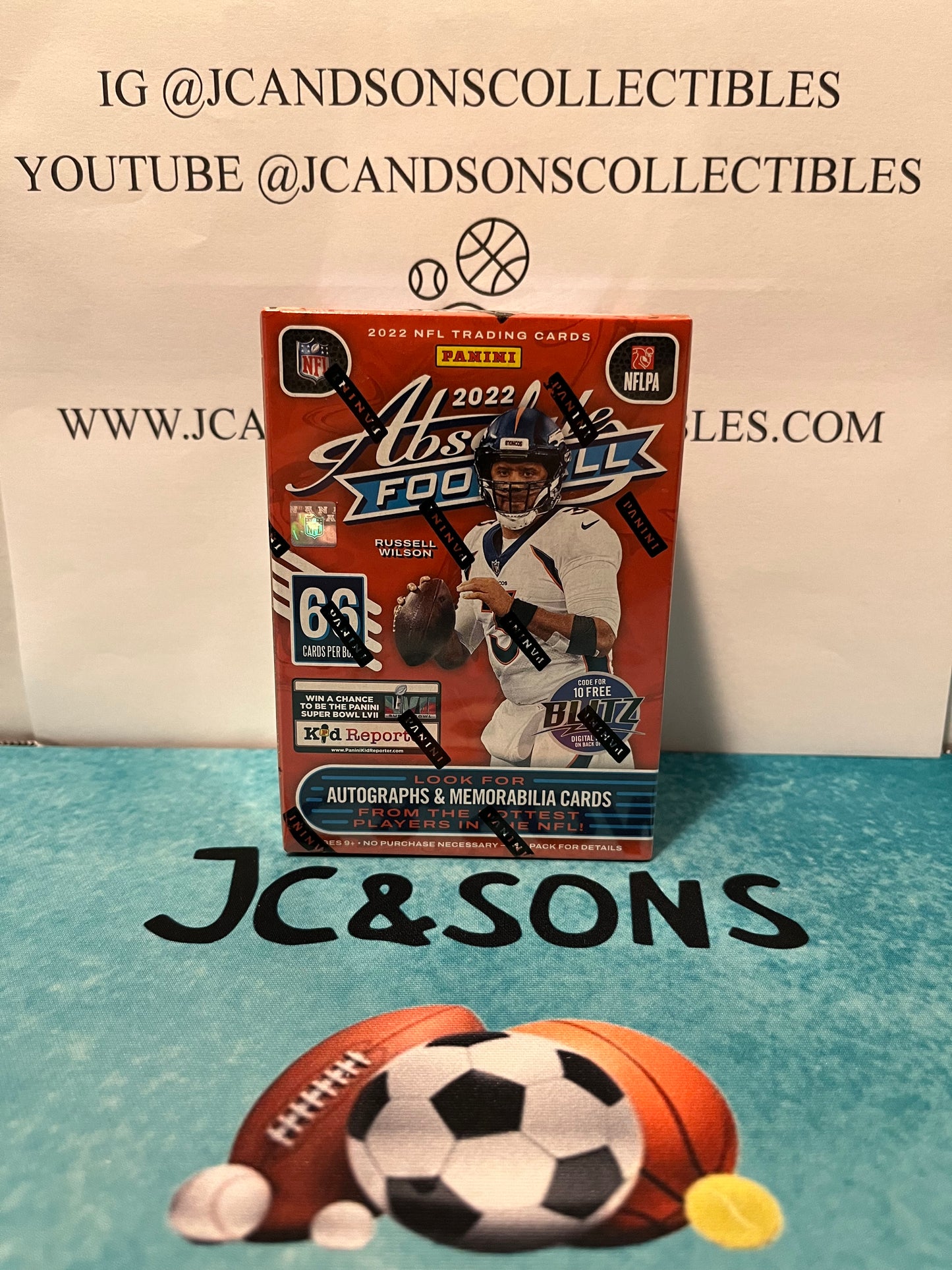 2022 Panini NFL Absolute Blaster Box