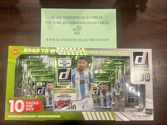2026 Panini Donruss FIFA World Cup Box Oversized Kaboom! SEALED COSTCO