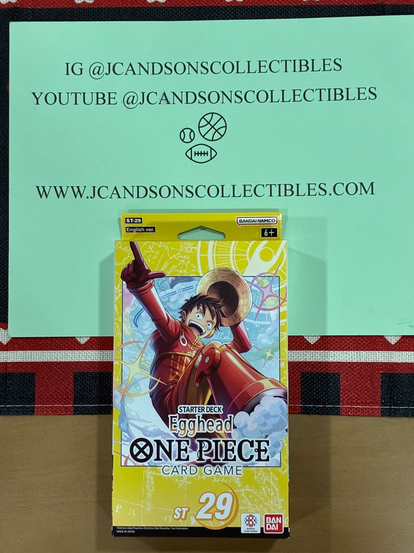 One Piece Card Game: Egghead Starter Deck ST-29 - English Bandai - New/Sealed