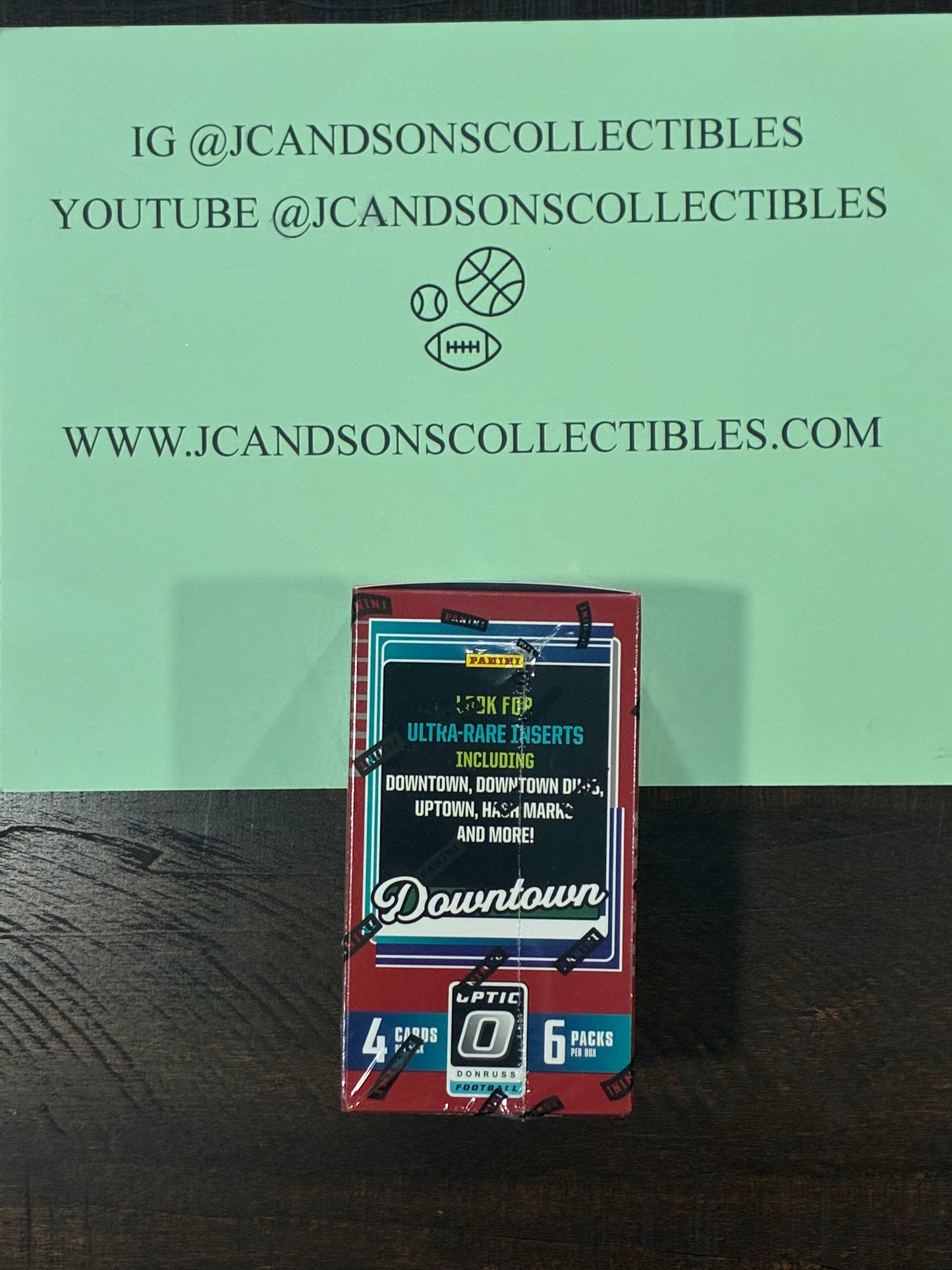 2025 Panini Donruss Optic NFL Factory Sealed Red Blaster Box